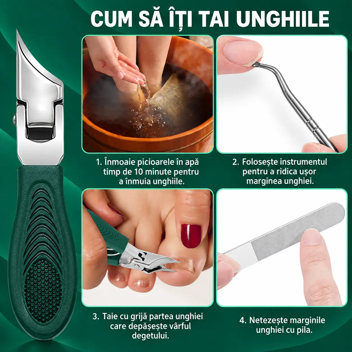 Kit Profesional pentru Unghii 3-în-1