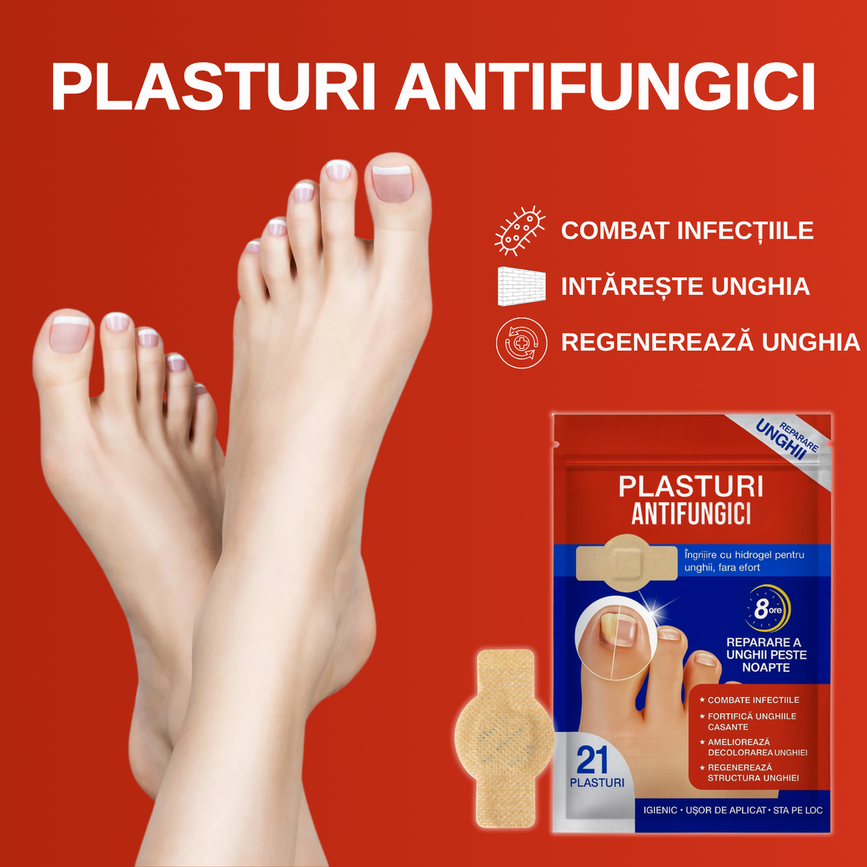 Plasturi Antifungici